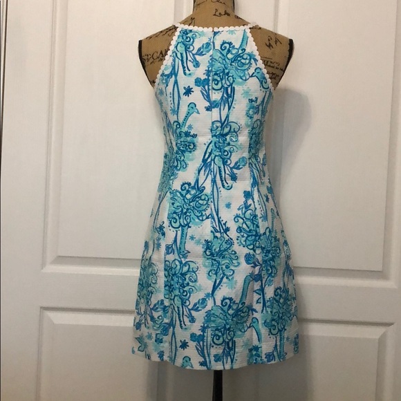 Lilly Pulitzer Pearl Neck Lace Shift in Back It Up - Picture 4 of 7